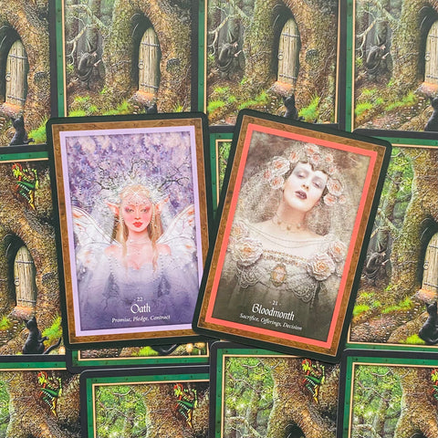 The Faery Forest Oracle Cards Blue Angel