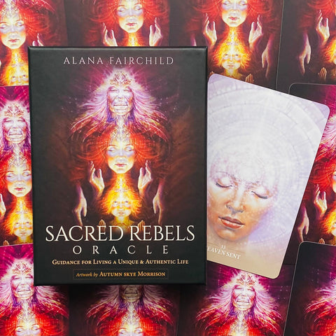 Sacred Rebels Borderless Oracle cards Blue Angel