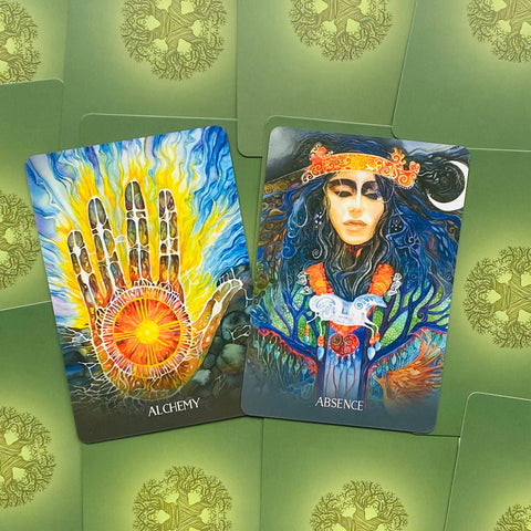 Sacred Earth Oracle cards Blue Angel