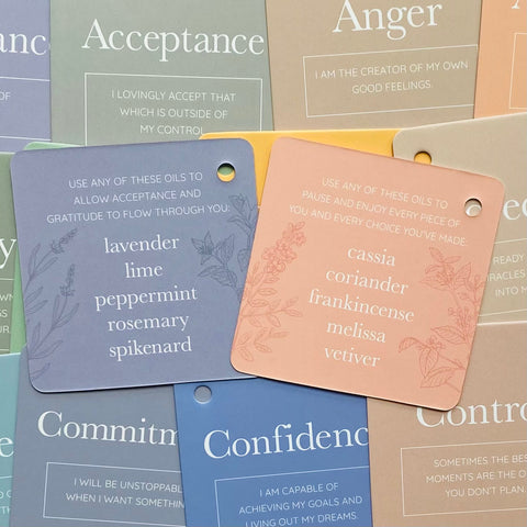 Essential Oil Aromatherapy cards Rockpool