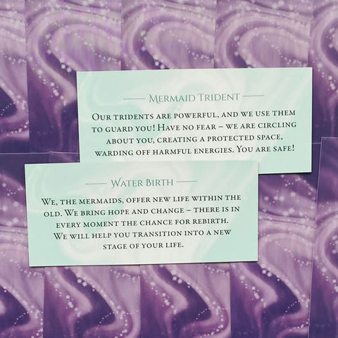 Magickal Messages From The Mermaid Inspiration Cards Blue Angel