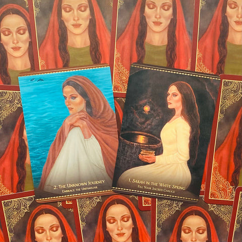 The Mystique Of Magdalene Oracle Cards Blue Angel