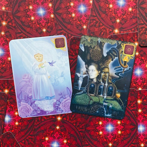 Pocket Dreams Of Gaia Tarot cards Blue Angel
