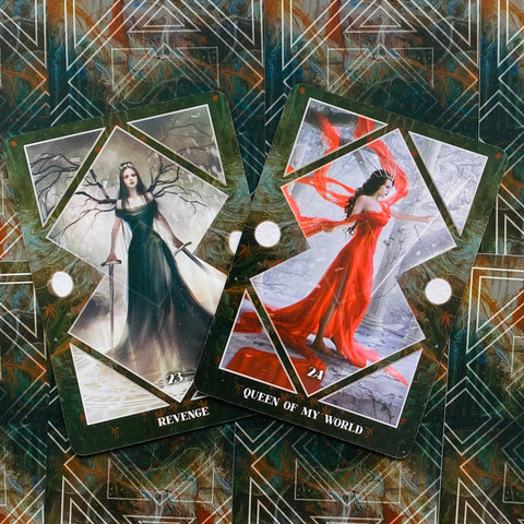 Dark Mirror Oracle Cards Lo Scarabeo
