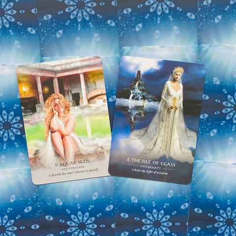 Water Temple Oracle Cards Blue Angel