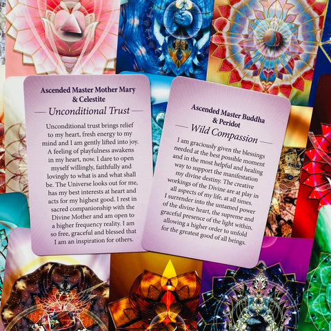 Crystal Mandala Activation Cards Blue Angel