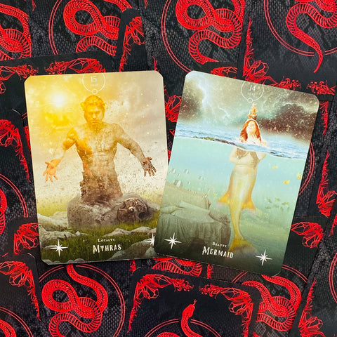 Deep Dark and Dangerous Oracle cards Rockpool