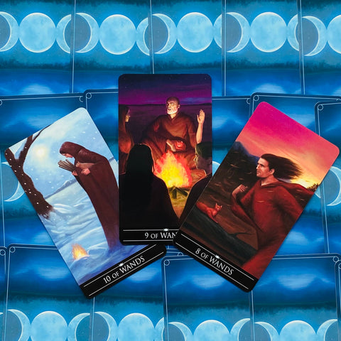 Silver Witchcraft Kit Book Set Tarot Cards Lo Scarabeo