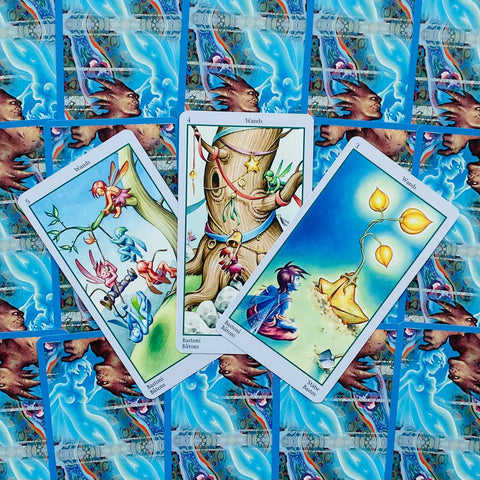 The Fey Tarot crads Lo Scarabeo