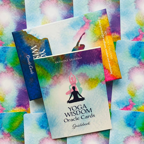 Yoga Wisdom Oracle cards Blue Angel