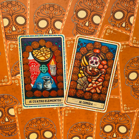 Dia De Los Muertos Oracle cards Blue Angel