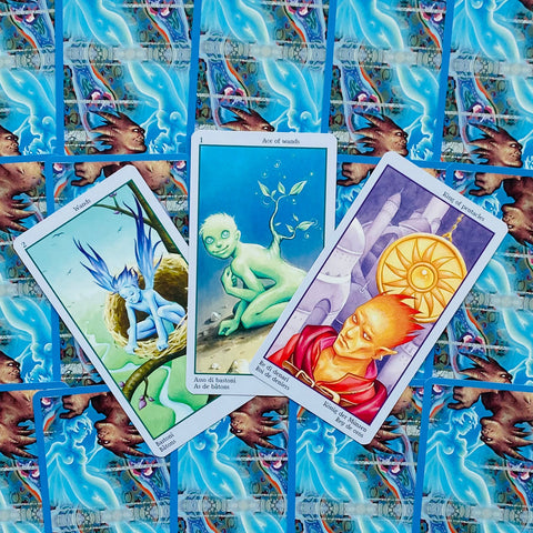 The Fey Tarot crads Lo Scarabeo