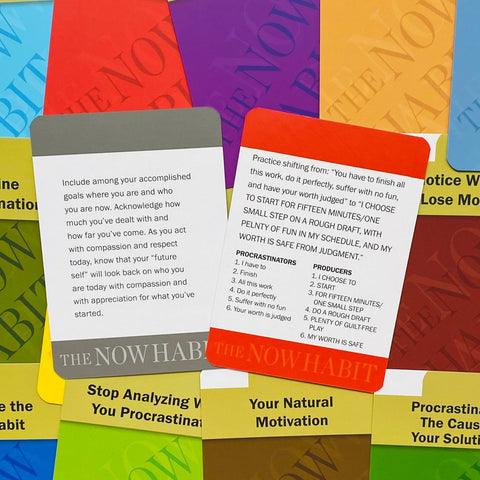 The Now Habit Motivation Cards Tarcher