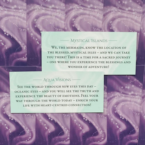 Magickal Messages From The Mermaid Inspiration Cards Blue Angel