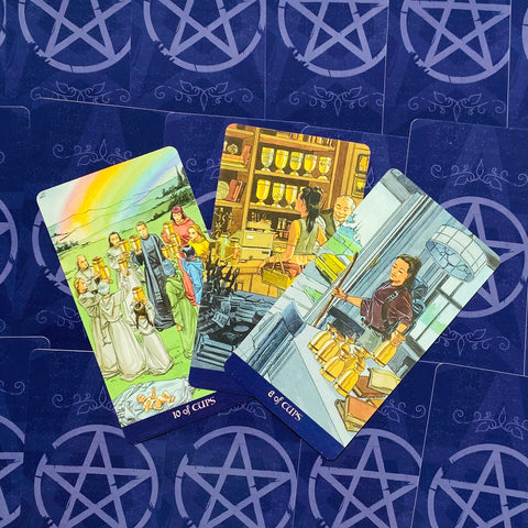 Pagan Tarot Deck and Book Set Lo Scarabeo