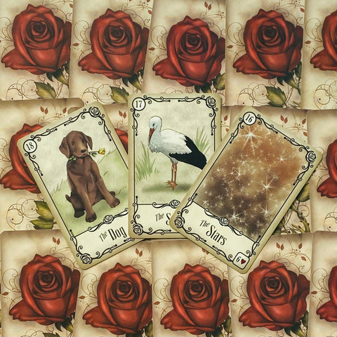 Under The Roses Lenormand cards US Games Systems