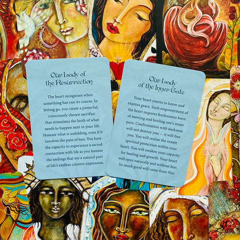 Mother Mary Oracle Pocket Edition Cards Blue Angel