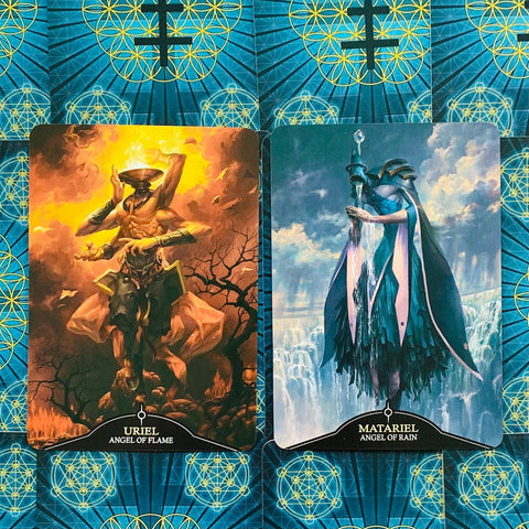 Angelarium Oracle Of Emanations Cards Lo Scarabeo