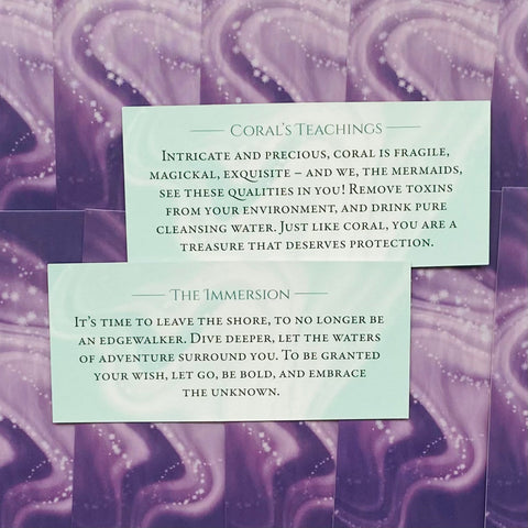 Magickal Messages From The Mermaid Inspiration Cards Blue Angel