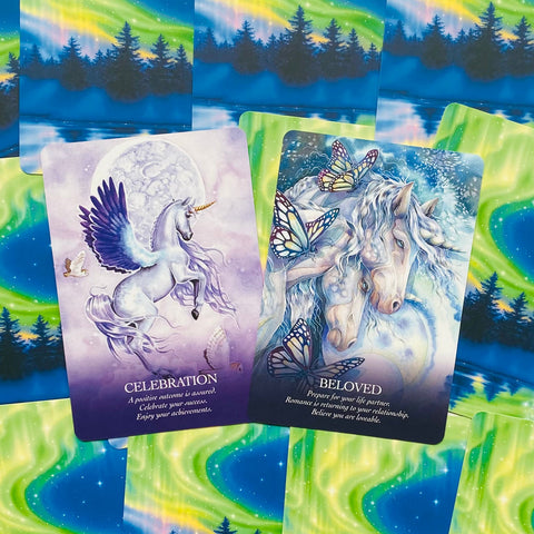 Oracle of the Unicorns cards Blue Angel