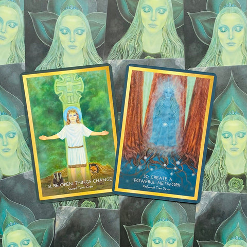 Transcendent Journeys Oracle Cards Blue Angel