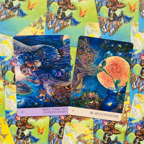 Natures Whispers Oracle Cards Blue Angel