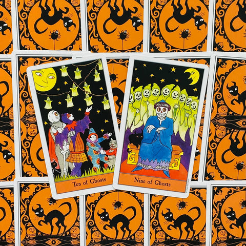 Halloween deck book set US Games Systems