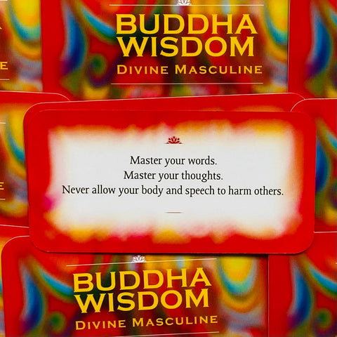 Inspirational Buddha Wisdom Divine Masculine cards US Games Systems