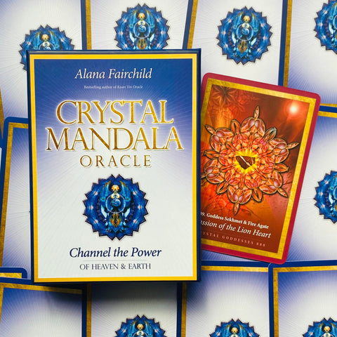 Crystal Mandala Oracle cards Blue Angel