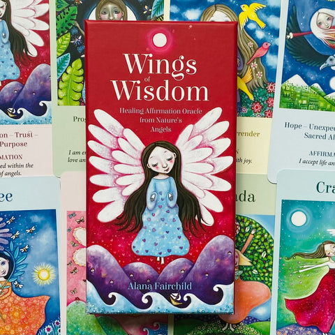 Wings of Wisdom Oracle cards Blue Angel