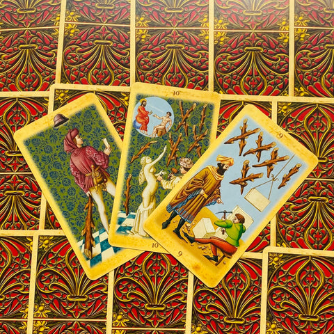 Medieval Tarot Cards Lo Scarabeo