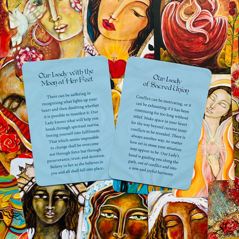 Mother Mary Oracle Pocket Edition Cards Blue Angel