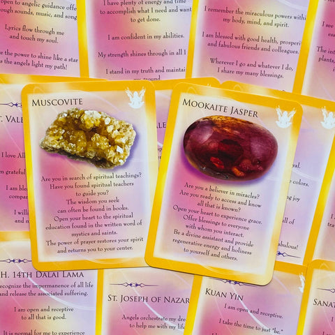 Masters Mystics Saints and Gemstone Guardians Cards Findhorn Press