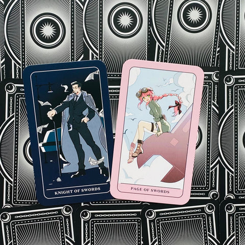 Anime Tarot Cards Simon Element
