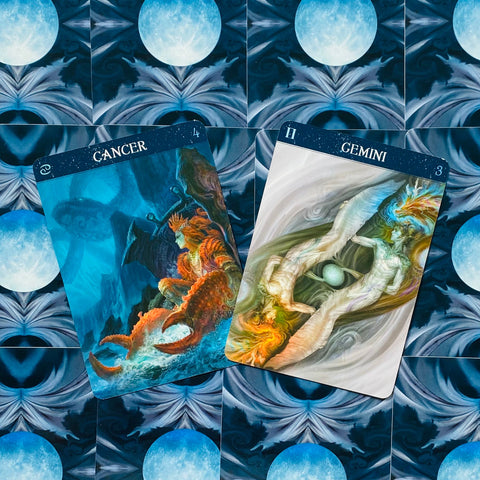 Barbieri Zodiac Oracle cards Lo Scarabeo