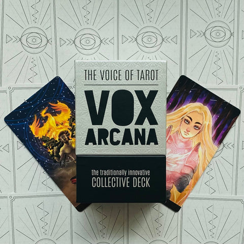 The Voice of tarot VOX Arcana cards Lo Scarabeo
