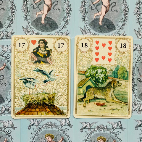 Golden Lenormand Oracle cards Lo Scarabeo