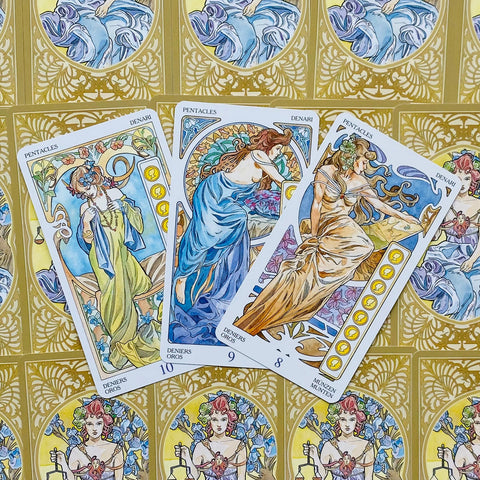 Tarot Art Nouveau cards Lo Scarabeo