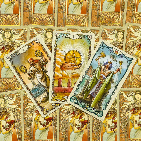 Mucha Tarot cards Lo Scarabeo