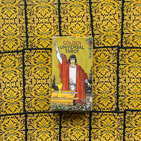 Golden Universal Tarot Cards Lo Scarabeo
