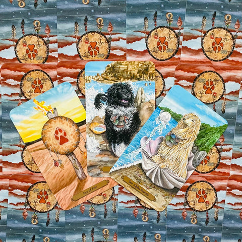 Magical Dogs Tarot cards Llewellyn