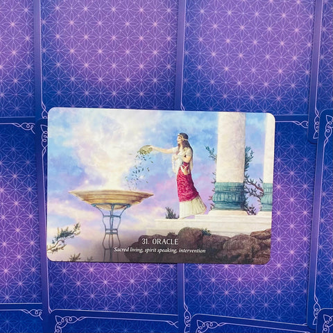 Oracle Of The Hidden Worlds Cards Deck Blue Angel