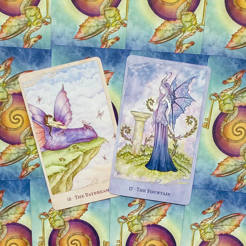 For The Love Of Dragons Oracle Cards and Book set US Games Systems