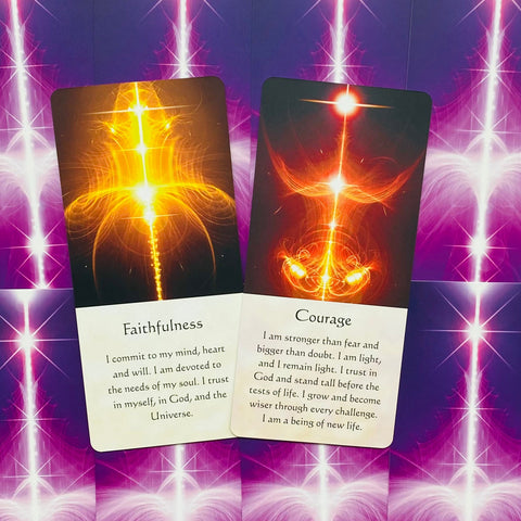Healing Energy Oracle cards Blue Angel