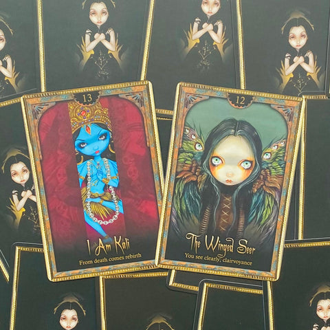 Oracle of Shadows and Light cards Blue Angel