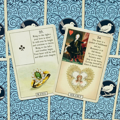 Blue Bird Lenormand cards US Games Systems