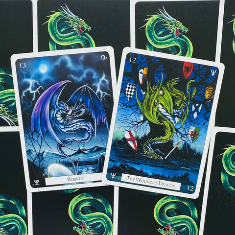 Imperial Dragon Oracle cards US Games Systems
