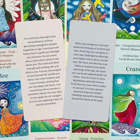 Wings of Wisdom Oracle cards Blue Angel