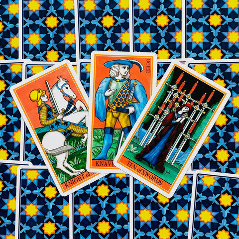 Dame Fortunes Wheel Tarot Cards Lo Scarabeo