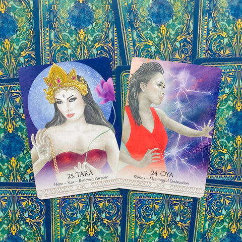 Goddess Spirit Oracle Cards Blue Angel
